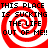 Four identical red and white spiral patterns with black text reading 'THIS PLACE IS SUCKING THE LIFE OUT OF ME!!' arranged in a