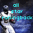 Pixelated image of a football player in white uniform with number 21, blue background text reading all star runningback and #21.