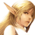 Pixelated image of a character with pointed ears and blonde hair on left, and 'LINEAGE II' text with metallic symbols on right.