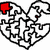 A two- of heart-shaped puzzle icons with red and white pieces, some showing text and a small heart symbol