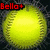 four pixelated images with text overlays: a yellow softball, red claw marks on gray, two people with 'Rage' text, and pink dots with 'BEST FRIENDS!!!'