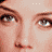 A 4-frame contact sheet of a pixelated animated icon featuring close-up facial sections, with the right-bottom frame displaying text on a black background.