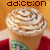 nine identical cupcake images with swirled frosting, each overlaid with pixelated text reading 'addiction' in varying partial forms