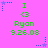 A static image with a bright pink background displays repeated green text and symbols arranged in two