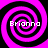 Four identical spiral patterns in bright pink and black with the text 'Brianna' overlaid on each spiral.