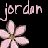 Pixelated pink text and two pink flowers on a black background in an animated contact sheet frame.