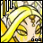 Animated icon shows a character with yellow hair and closed eyes, featuring changing vertical bars on the left and colored squares at bottom right.