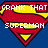Pixelated red and yellow Superman shield with white text 'CRANK THAT SUPERMAN' overlaid on a blue background.