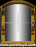 Four of a windowed avatar animation showing a person's face emerging from a mirrored within a golden frame
