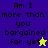 Pixelated text reads "Am I more than you bargained for yet" with a yellow star on purple background and blue star on yellow background.