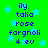 Green background with light blue stars and blue text reading 'ily', 'talia', 'rose', 'fargnoli', '4 ev' in two vertical