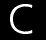 Two white curved shapes on a black background, each resembling the letter C with pixelated edges.