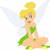 Pixelated cartoon fairy with blonde hair and green dress sitting next to pink text reading "Think TINK!" on white background.