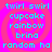 Pixelated cyan text on pink spiral background with repeated phrases and no visible motion changes.