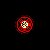 Animated circular icon with red and yellow rings, transitioning from a small central star to larger concentric rings with varying segment patterns.