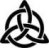 Black Celtic knot symbol, purple text 'THE POWER OF', red number '3' on white background.
