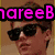Four- of pixelated celebrity images with overlaid text: top-left shows a person with dark sunglasses and brown hair, top-right shows a person in a blue shirt, bottom-left shows a person in a white shirt, bottom-right is blank