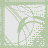pixelated icons with light green backgrounds, each containing text fragments and a faint tree silhouette