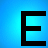 Four large black capital E letters on colored backgrounds: blue top-left, yellow-orange top-right, magenta-purple bottom-left, and solid gray bottom-right.