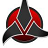 Static 48x48 pixel buddy icon featuring a stylized red and black helmet with angular wing-like extensions, set against a white background.