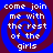 Four identical pixelated arranged in a , each displaying white text on a blue and maroon spiral background