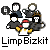 A static contact sheet of two identical pixel art buddy icons featuring a group of five cartoon characters with white faces, arranged in a 2x2 grid layout on a gray background.