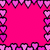 Pixelated pink icon with heart border, vertical bow stack, and 'ilu' text on bright magenta background.