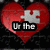 Red heart-shaped icon with a missing puzzle piece and text overlays reading 'Ur the', 'MISSING piece', and 'i need<3'