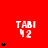 Red background with repeated 'TABI 42' text and varying black star counts per