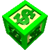 Green 3D cubes with dollar signs on faces, arranged in a pattern against gray background