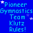 Blue background with repeated text and star graphics in a pattern