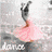 A four- shows a ballet dancer, vinyl records, and piano keys with partial text "dance" visible