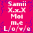 Static image with pink background and purple floral border displaying repeated text elements in white pixelated font.