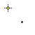 Four pixelated star icons with yellow centers and black cross arms on white background, two larger central stars with four dots at ends of each arm.