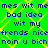 A static image with a bright green background and yellow diamond-shaped patterns, featuring repeated blue text phrases.