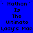 Blue background with repeated pixelated text reading "Nathan Is The Ultimate Lady's Man" in white and light blue, arranged in a pattern
