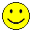 Nine yellow circular icons with black outlines arranged in a , each displaying distinct facial expressions and symbols on gray background