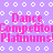Pixelated text 'Dance Competitor Platinum!' repeated on a purple background with white circular and wavy patterns.