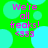 Green background with cyan circles, pink text reading "We're all freaks! <333" in four identical quadrants.