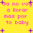 Yellow background with pink text reading 'Ya no voy a llorar mas por to baby' and purple star shapes scattered throughout.