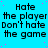 A static image with a bright cyan background featuring repeated text blocks and scattered pink dots.