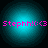 Four identical cyan circular icons with pink text "Stephh!:(<3" on a black background, arranged in a
