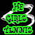 Green text on white swirling background with partial text fragments and a gray