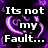 Pixelated text on a purple and black background with glowing purple swirls, displaying phrases about falling for someone and being tripped.