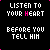 Pixelated text animation with alternating white and pink lettering on a black background, arranged in a 3x2 contact sheet of six frames showing sequential changes.