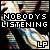 Pixelated static image featuring bold white text over a dark background with abstract light patterns and a stylized "LP" logo in the corner.