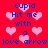 Red background with pink heart shapes and blue text reading "Cupid Hit me with a love arrow" repeated across the image.