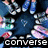 A four- of pixelated images with text overlays: a blue hand, a helmeted figure, a skeletal structure, and empty space