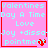 Pixelated pink background with light blue text reading "Valentines Day A Time Love Joy +disappointment" and a red heart symbol, framed by thin red border.