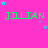 Green text reading JILLIAN repeated across a bright pink background with scattered blue and purple stars, partially cropped on the right.